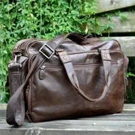 Leather Duffle Bag - Men Travel — product view 10