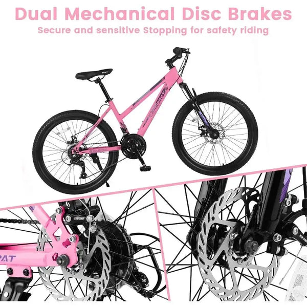 Unisex Steel Frame Mountain Bike — product image 5