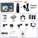 Adventure Ready Action Camera 5K 4K60FPS Dual IPS Touch LCD Waterproof 30M - stepyours.com