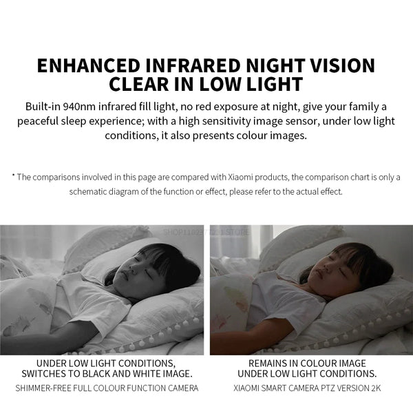 Xiaomi 360 Degree PTZ 2K AI Security Camera AI Human Detection Night Vision - stepyours.com
