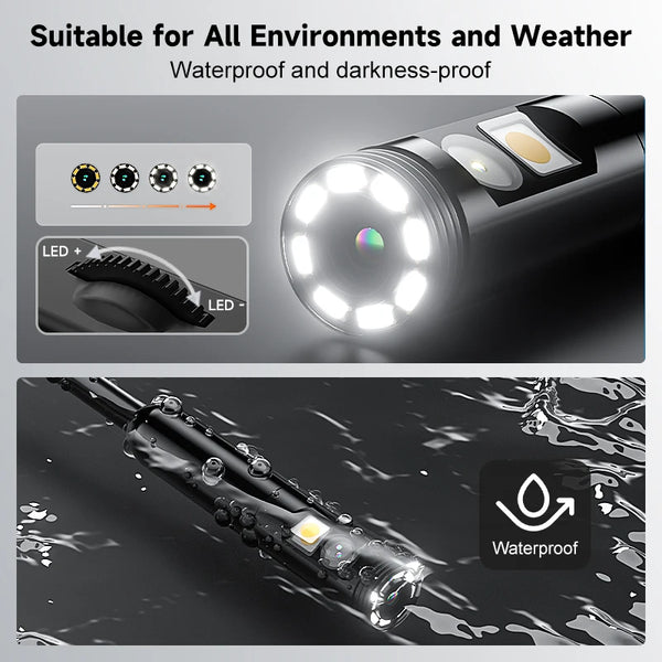 HD1080P Endoscope 3in1 USB Type - C Dual Camera for iPhone Android.add Hooks - stepyours.com