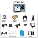 Ourlife MTR40 5K Action Camera 2 Inch IPS Touch Screen 5X Zoom 30M Waterproof - stepyours.com