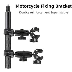 For Insta360 x2 x3 x4 x5 Motorcycle Bike Mount Selfie Stick for Insta 360 x2 x3 x4 x5 Moto Monopod Handlebar Accessories Kit