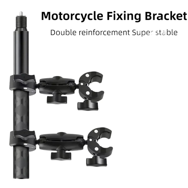 For Insta360 x2 x3 x4 x5 Motorcycle Bike Mount Selfie Stick for Insta 360 x2 x3 x4 x5 Moto Monopod Handlebar Accessories Kit