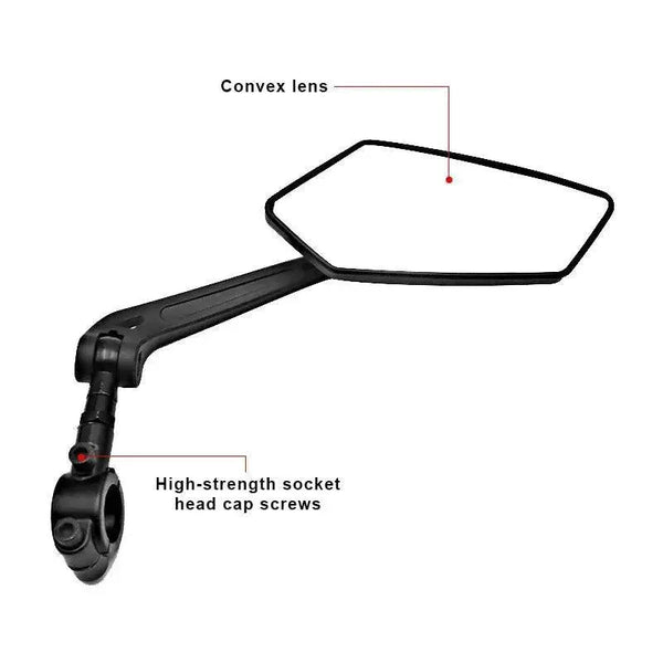 Bike Mirror for Cyclists Safer Ride — product view 4