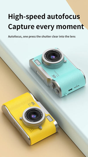4K 48MP Digital Camera Camcorder For Kids Beginners With 2.4 Inch Screen - stepyours.com