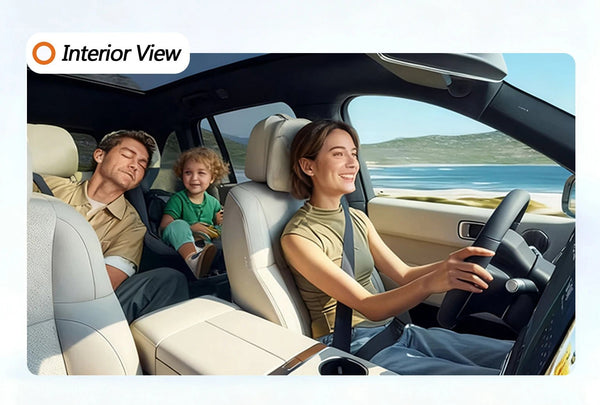4 Channel WiFi Dash Cam for Cars Front and Rear Interior 360 DVR - stepyours.com