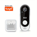 Tuya WiFi Video Doorbell - 2-Way Audio, Outdoor 1080P HD, SD+Cloud Storage, Motion Detection, Easy Setup & Live Alerts by stepyours.com
