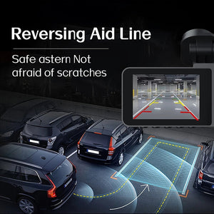 3 Channel 1080P Dash Cam For Cars With WiFi DVR Night Vision Rear View Camera - stepyours.com