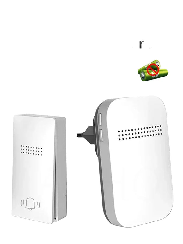 New Wireless Doorbell Waterproof Plug Button No Battery Required Ring Bell Chimes Sets Home Smart Door bell 38 ringtones by stepyours.com