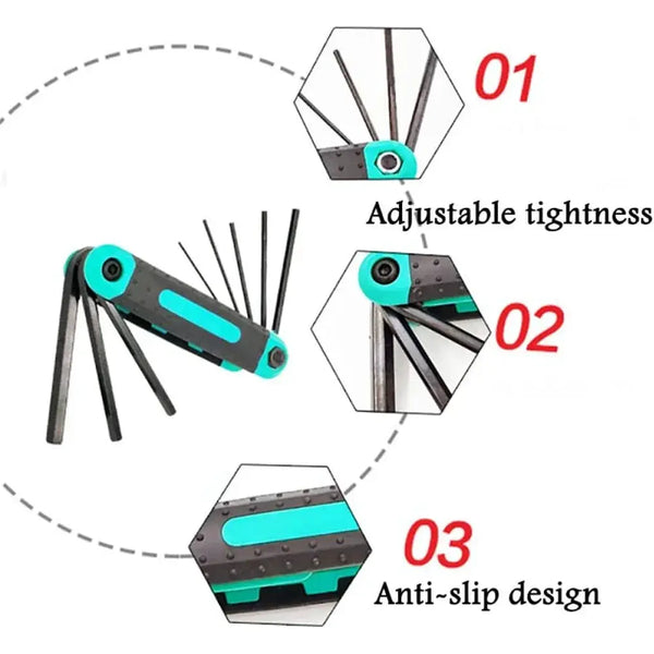 Folding Hex Wrench Set for Diy — product view 4