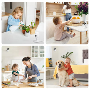 BESDER 5MP Mini Cube Camera - AI Human Detection and Two - Way Audio - stepyours.com