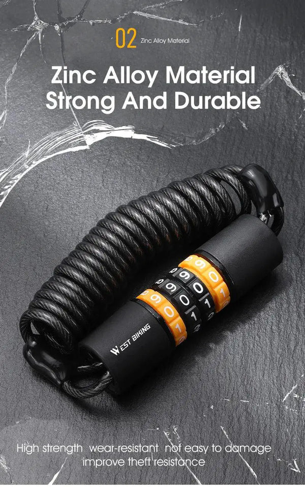 West Biking Lock for On The Go Security — product view 10