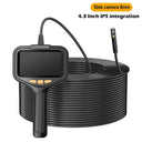 Four Point Three Inch Industrial Endoscope Camera 1080P HD 50m Rigid Cable - stepyours.com