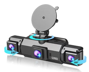 4 Channel 360 Dash Cam With 1080P Front Left Right Rear 24H Parking - stepyours.com