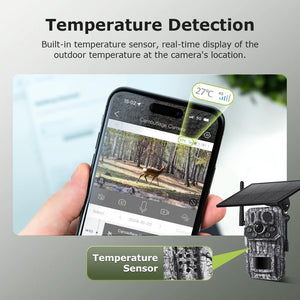 INQMEGA4G Solar Trail Camera 2K Night Vision 5MP PIR Motion Activated - stepyours.com