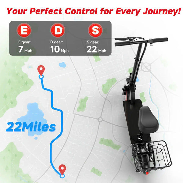 Foldable E-Scooter - Range — product view 5