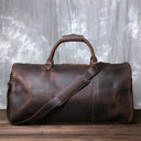 Durable Leather Duffel for Men's Travel — product view 7