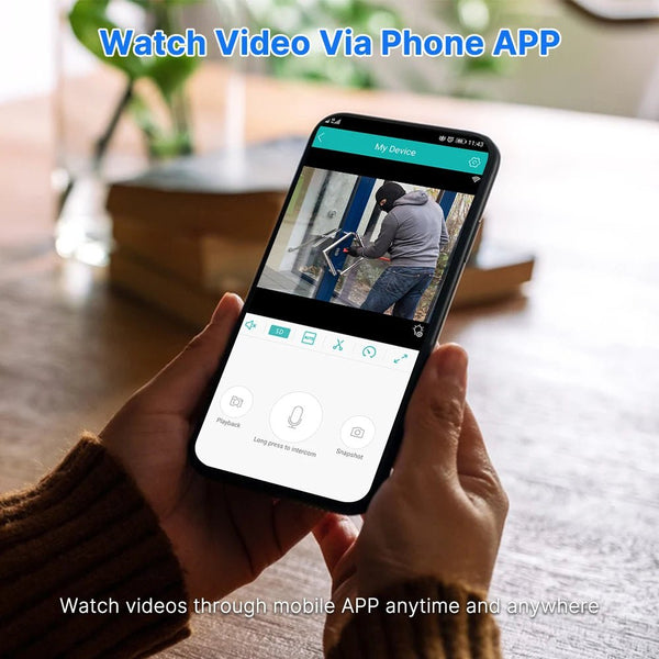 Hiseeu 4K 8MP PTZ WiFi IP Camera With 8X Zoom Night Vision And Smart Detection - stepyours.com
