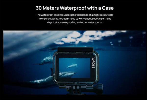 SJCAM SJ4000 Air Action Camera 4K Video 30m Waterproof 2.4G WiFi Sports Cam - stepyours.com
