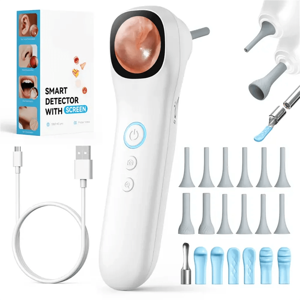 5 - in - 1 Smart Ear Detector - With Screen 1080P HD Ear Camera For Home Use - stepyours.com