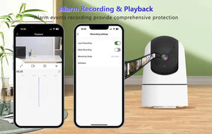 Tuya 5G WiFi IP Camera Indoor 6MP Auto Tracking 6x Zoom Night Vision - stepyours.com