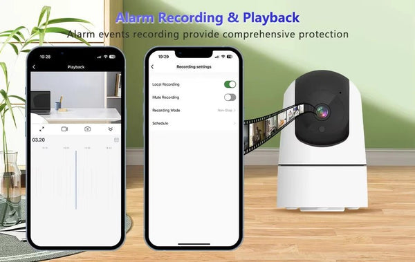 Tuya 5G WiFi IP Camera Indoor 6MP Auto Tracking 6x Zoom Night Vision - stepyours.com