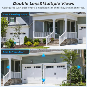 O - KAM 10MP Dual Lens PTZ WiFi Camera - AI Humanoid Detection and Auto Tracking - stepyours.com