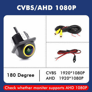 Smartour 4K Fisheye Car Rear View Camera 180 Degree Night Vision Parking Helper - stepyours.com