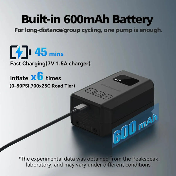 Cordless Digital Bike Inflator — product view 4