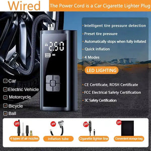 Portable LCD Car Tire Inflator — product view 8