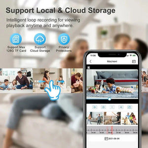 Gemodi 4G WiFi E27 Bulb Cam - AI Tracking 1080p Indoor Security by stepyours.com