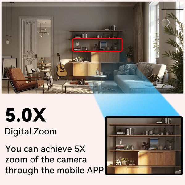 OKam Pro Indoor 8MP WiFi IP Camera - Smart Tracking And 355 Degree Pan - stepyours.com
