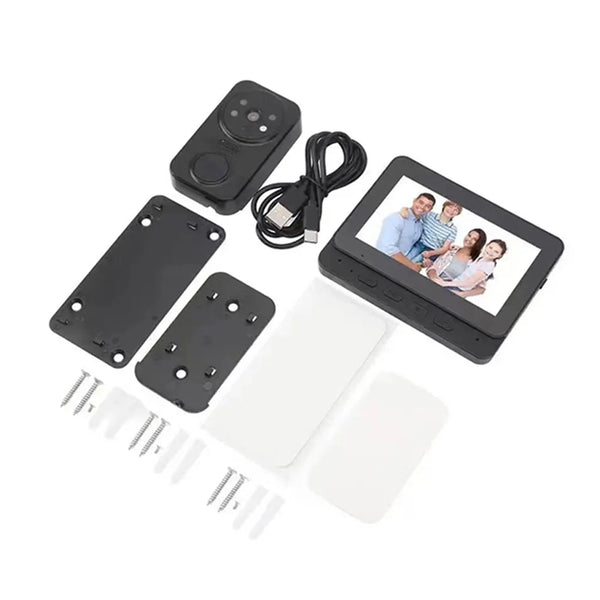 Wireless Video Doorbell Camera Bundle Smart Security with Night Vision 2.4G WiFi HD Motion Detection Cloud Storage by stepyours.com
