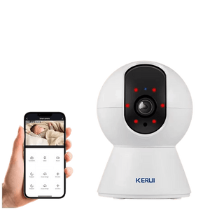 KERUI 5MP Tuya Smart Mini WiFi IP Camera - AI Human Tracking - stepyours.com