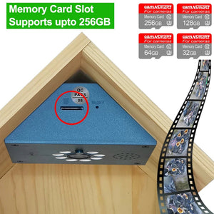 Smart Tuya Bird House 4MP HD WiFi Camera Real Time Bird Watching Nest Add Hooks - stepyours.com