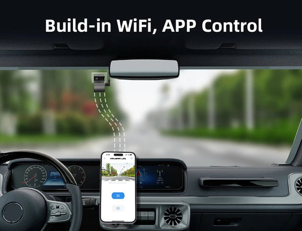 Kawa 2K Dash Cam Mini 3 for Cars Night Vision WiFi App - stepyours.com