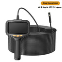 Four Point Three Inch Industrial Endoscope Camera 1080P HD 50m Rigid Cable - stepyours.com