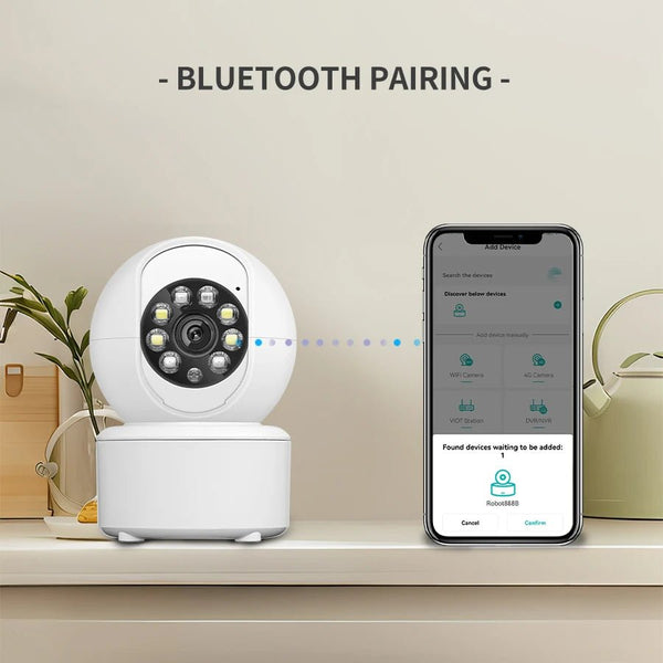 1080P Smart WiFi Pet Monitor Camera With Night Vision And Auto Tracking - stepyours.com