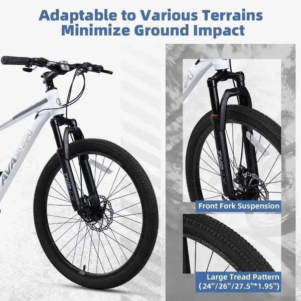 Inch Carbon Steel Mountain Bike — product image 5