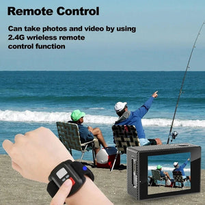 4K Outdoor Action Camera Waterproof Underwater Helmet Camera With WiFi 30FPS - stepyours.com