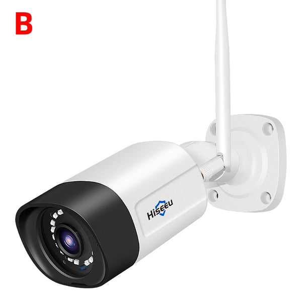 Hiseeu Wireless IP Camera 3MP Waterproof Indoor Outdoor Security WiFi Kit - stepyours.com