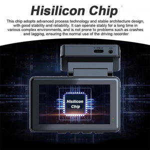 E - ACE Dash Cam 4K Dual Lens GPS WiFi 24h Parking Night Vision Rear View - stepyours.com