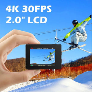 SJCAM SJ4000 Air Action Camera 4K Video 30m Waterproof 2.4G WiFi Sports Cam - stepyours.com