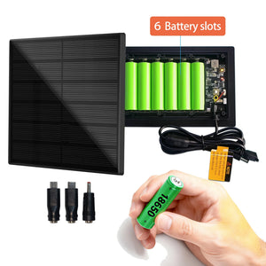 4W Waterproof Solar Panel 5V Output Micro USB Type C For 18650 Battery Charging - stepyours.com