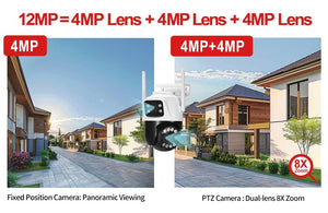 ASECAM 12MP 6K WiFi Camera - 8X Zoom With AI Human Detection Auto Tracking - stepyours.com