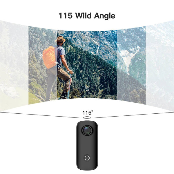SJCAM C100 Plus Action Camera 4K Waterproof 30M With 2 4G WiFi EIS For Sports - stepyours.com