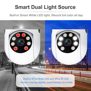 Tuya PTZ IP Camera - Auto Tracking And Color Night Vision Security Add Hooks - stepyours.com
