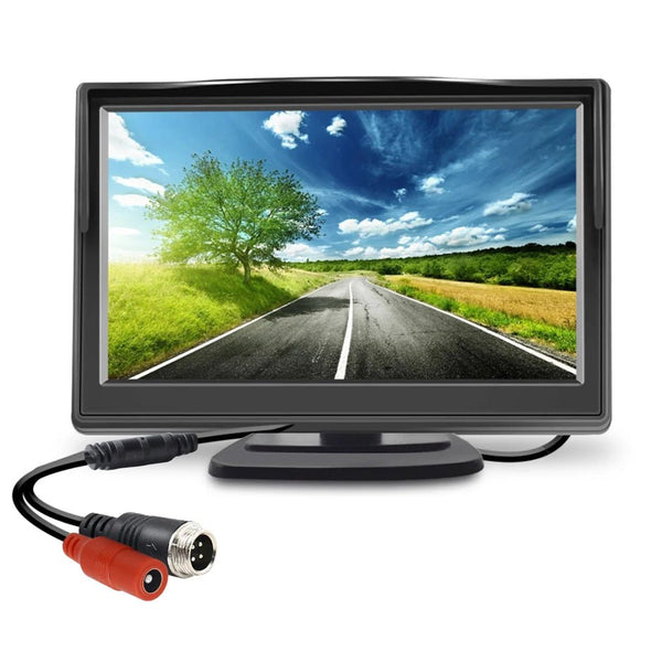 HC Rear View Backup Camera With Monitor For Truck 24V Night Vision 5 Inch Screen - stepyours.com