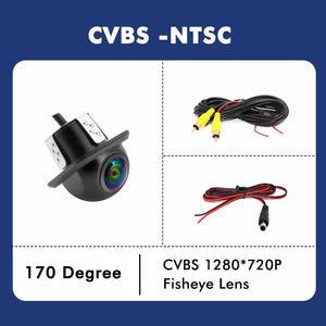 Smartour 4K Fisheye Car Rear View Camera 180 Degree Night Vision Parking Helper - stepyours.com